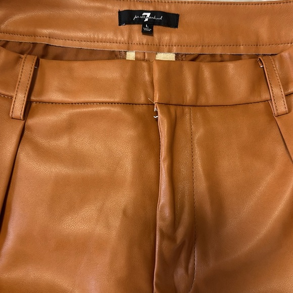 7 For all man kind faux leather shorts - Picture 3 of 4